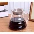 Kaffeemaschine aus mundgeblasenem Glas